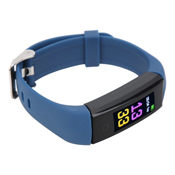 Sportarmbåndsur Multifunksjons skritteller Smartband Sunn Fitness Management USB-lading Blå