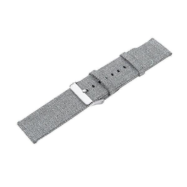 23 cm justerbar blød lærredsrem til smartur som erstatning for Fitbit Blaze Orange