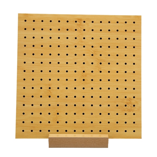 Virknålsbräda med 6 nålar 3mm håldiameter Tetragonum Virknålsblockering i trä för nybörjarmödrar S