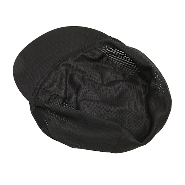 Löpande Mesh-hatt Solskydd Svettabsorbering Andningsbar Portabel Mesh-hatt för utomhussport Svart
