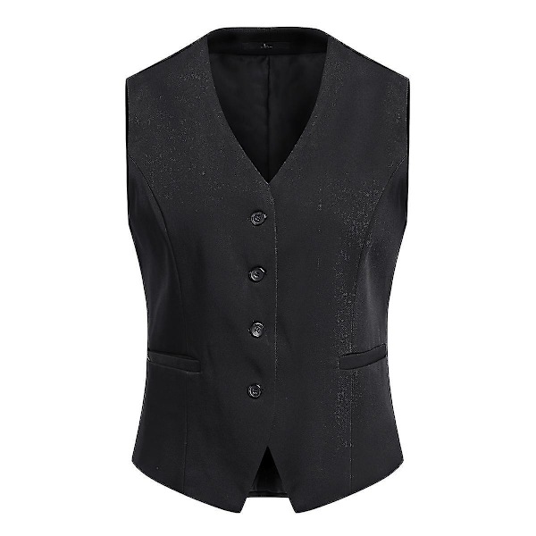 Formell Vest for Kvinner, Svart XS, V-hals
