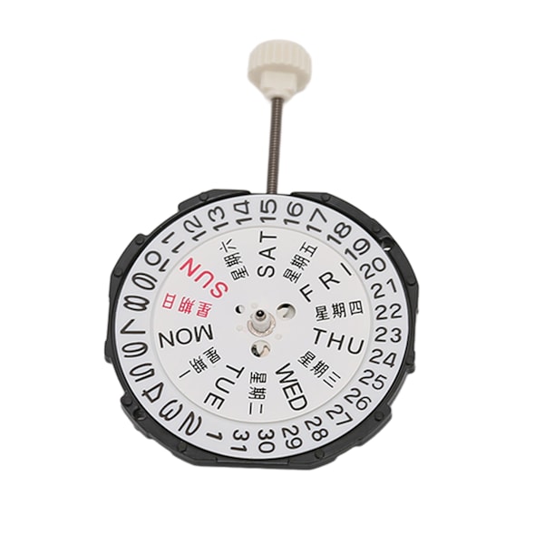 SL28 Dual Calendar Quartz Movement 3 Hands Watch Movement Ersättningsdelar Tillbehör för urmakare