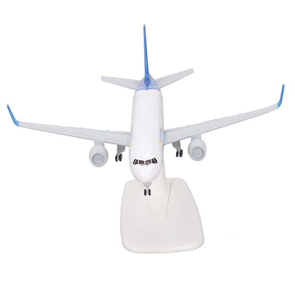 Flygplansmodell 18,4x16,7cm Legering Robust flygplansmodellleksak med landningsställ för samlingsdekoration