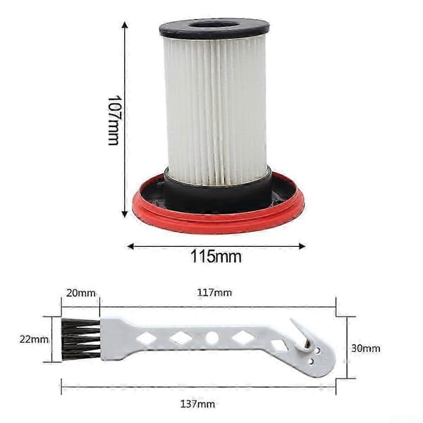 HEPA-filterudskiftning til Bosch Unlimited Gen 2 Series 8 BBS1 BBS8 BCS1 BCS8 BKS8 Trådløs håndstøvsuger Edition 0327