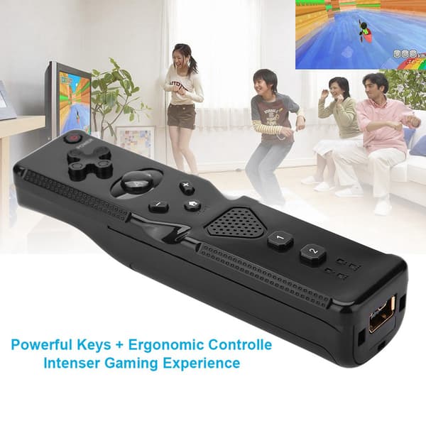 Intensiv spiloplevelse med Black Analog Rocker Motion Game Console Remote til Wii