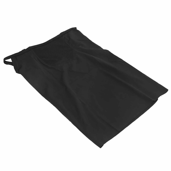 LF7813 Utendørs Ice Silk Solbeskyttelse Hodeplagg Ridehodeplagg Herre Dame Skjerf Svart