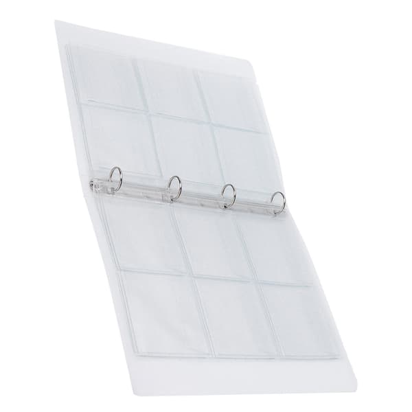 Transparent Permebind Foto Organizer Merkeoppbevaringsbok Perforert Ring Samlemappe 6 Sider (Shell 6 Hull Inner Side)