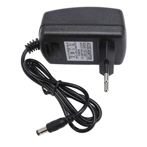 12V 2.5A strømadapter 5.5x2.5mm DC-strømkabel for LED-skjermer høyttalere sikkerhetssystem EU Plug
