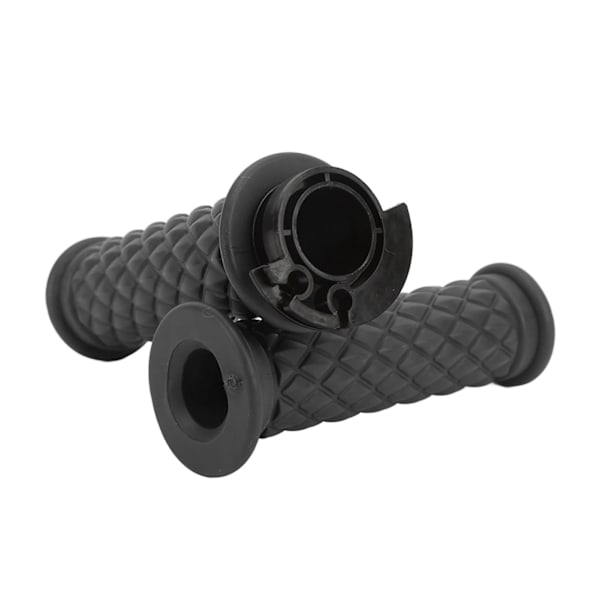 1 par 22 mm gasspaker Universal Komfortabelt grep Passer for scooter GY6 50cc 80cc 125c 150cc Svart