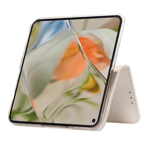 Kompatibel med Google Pixel 9 Pro Fold 5G-telefonskal RFID-blockerande läderflipfodral[LD] Multicolor Style D