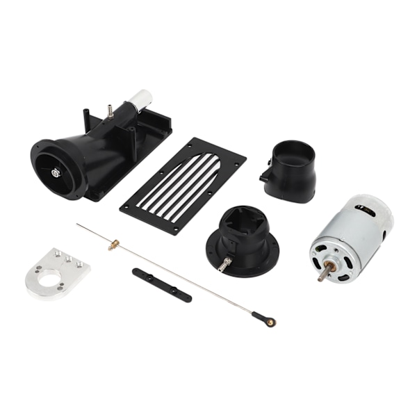 40mm RC Båds Jetpumpe Thruster RC Båds Thruster Jetpumpe Sæt med 775 Børstet Motor Sort