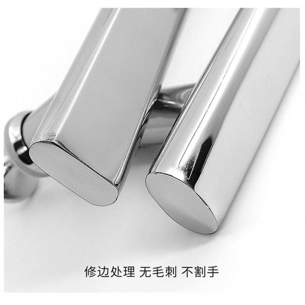 2 stk bruser dørhåndtag rustfrit stål 145 mm hul til hul center bruser håndtag udskiftning badeværelse glas dørhåndtag