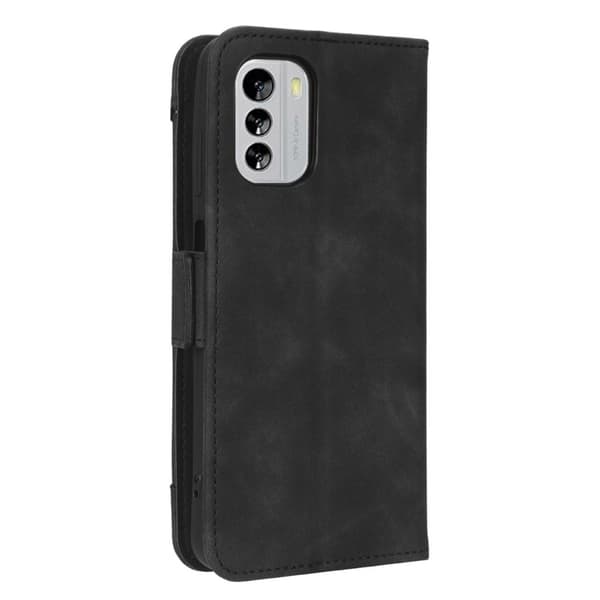 Moderne Nokia G60 etui med pung - Sort Svart black