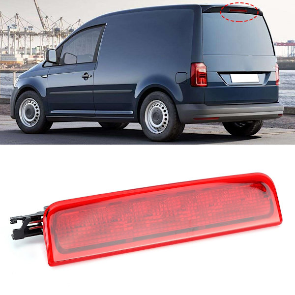 Bil LED tredje bremselys bag baglygte 2K0945087C Passer til Caddy III Kasten 2KA