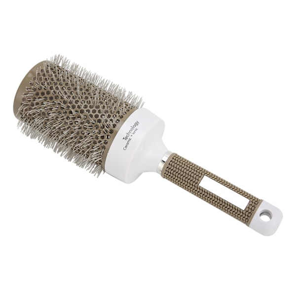 Rund borste Hårföning Styling Ionic Roll Nylonborst Fön Hårborste Kam65#