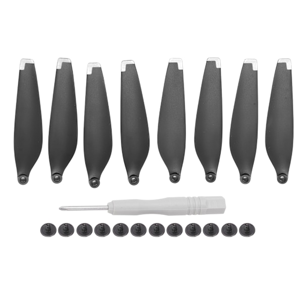 Dronepropeller Dobbeltsidige striper Fleksibel Sterk Plast Enkelt 75x17mm 6030F Propellerblad for Mini 3 Pro Sølvspiss