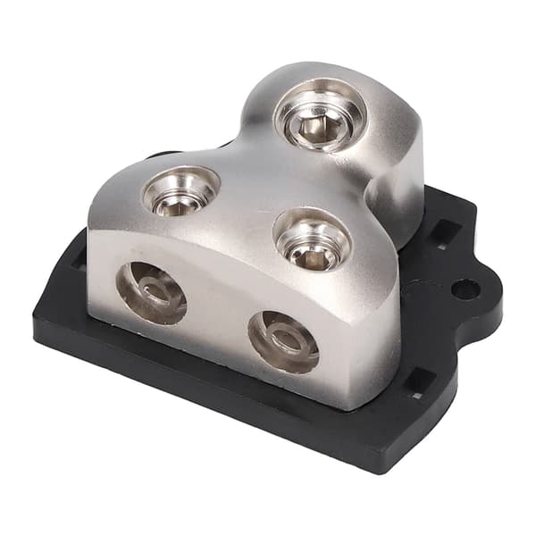 Car Stereo Amplifier Splitter 2 Way Power Distribution Block Ground Distribution Connection Block