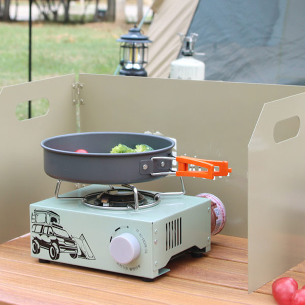 Bærbar gasskomfyr Profesjonell 2100W Butangassovn for camping, vandring, backpacking og overlevelse