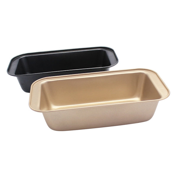 Rektangulær brødform i kulstofstål, non-stick bageform til brød