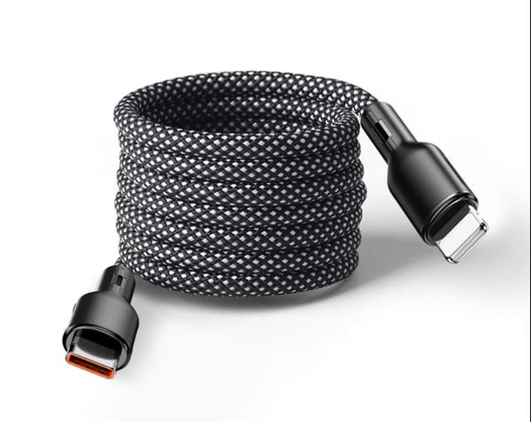 MagnoLoop – Smart magnetisk laddningskabel svart Black one size