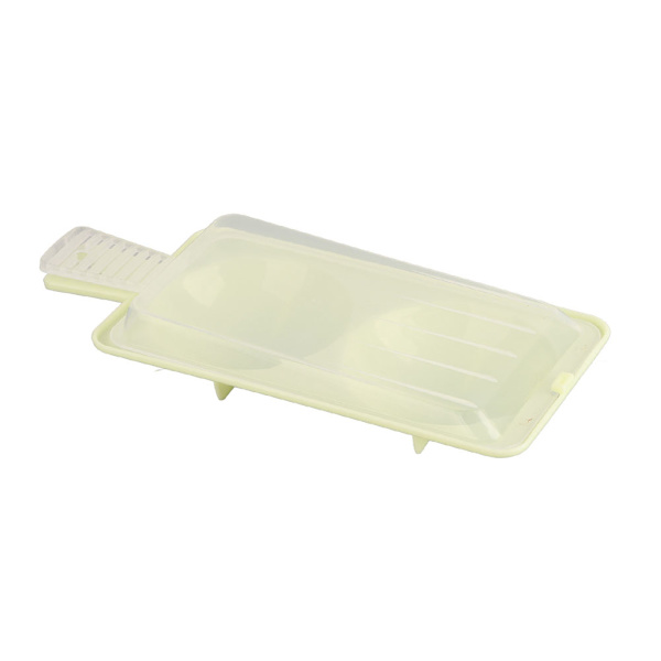 Microwave Egg Poacher Two Compartments Microwave Egg Steaming Tray Kitchen Accessory
