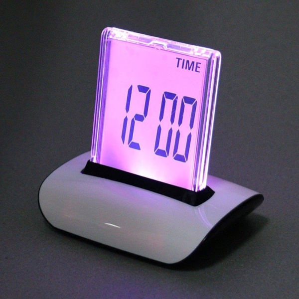 LeiDa,Alarm clock,Digital väckarklocka - 7 färgers LCD