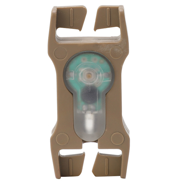 Utomhus Mini Survival Light IPX8 Vattentät säkerhetssignallampa för 2,5 cm Bredd StrapMud Färg Bas Lila Light