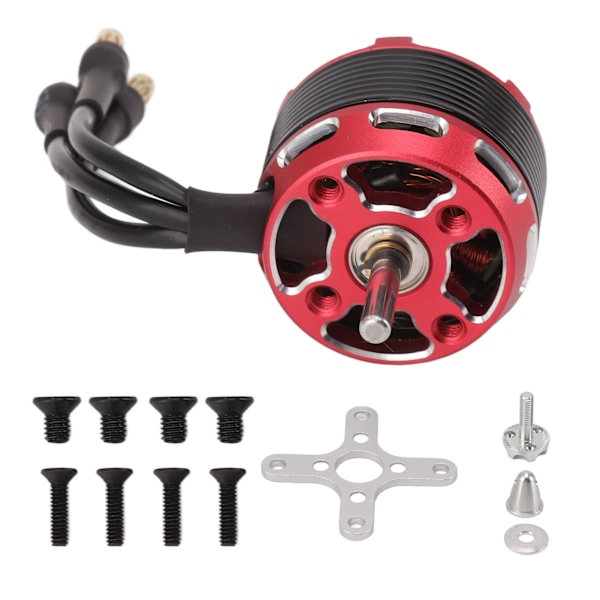 C2826 V2 borstlös motor 14 poler 12 spår hög torsion ren koppar spolmotor för RC-flygplan, byte av fasta vingar 1200KV