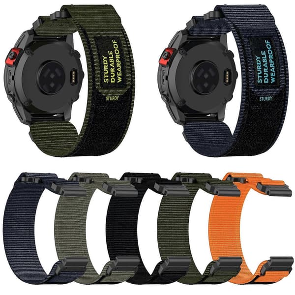 22 mm urrem kompatibel med Garmin Instinct 2 Solar LGL[LD] Grey