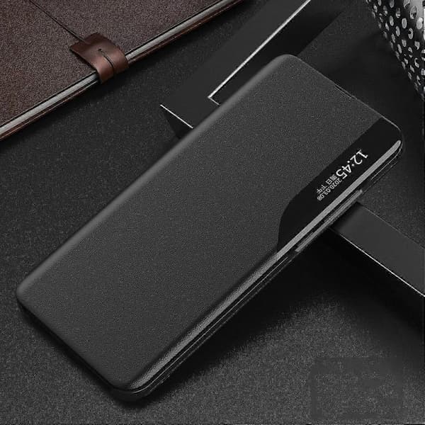 Galaxy S21+ 5G PU-lædercover med stativ og vindue