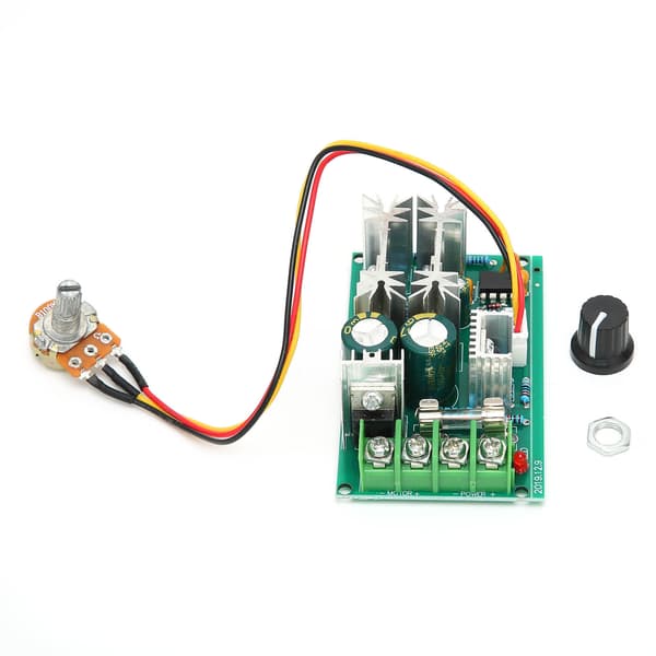 Motorhastighetskontroller PMW Bryter Kontrollmodul Strømregulator DC 10V‑60V 20A
