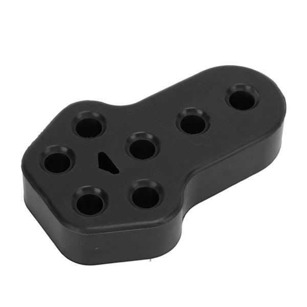 Bilavgashängare Bussning Ljuddämpare Gummiisolator Monteringsfäste Universal 7 hål 12mm DiaBlack