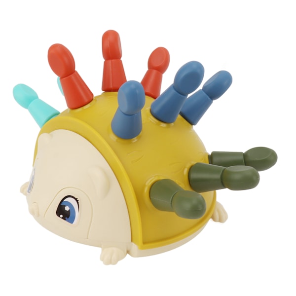 Sensoriska igelkottsleksaker Gul Grön Lätt att greppa Hand Eye Coordination Finmotor Hedgehog for Kids