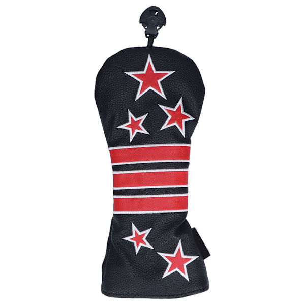 Slitstarkt Golf Wood Head Cover #5 Star Stripe Headcover Guard Repsäkert skydd