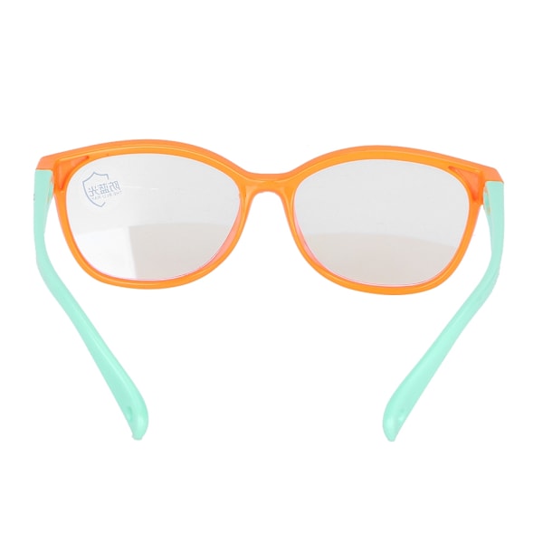 Mode Børn Baby Blød Komfortabel Anti-Blåt Lys Silica Gel Briller (Orange)