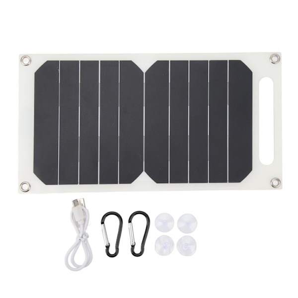 10W Solpanel USB-gränssnitt Miljövänlig bärbar Power Generation Solar Batteripanelladdare