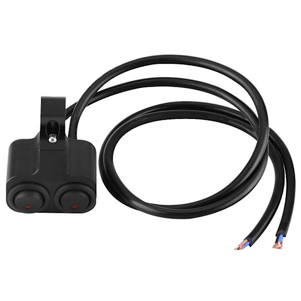 CNC aluminiumlegering motorcykelstyre 1 tum 25 mm strålkastare Spotlight Dubbla Switch