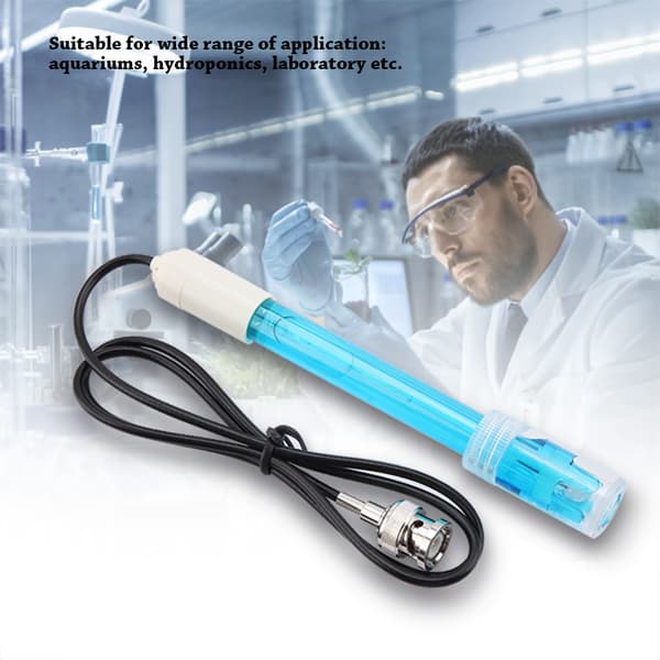 Akvarium Hydroponisk Elektrode PH-Måler Probe Smart Sensor Digital Måler BNC Stik