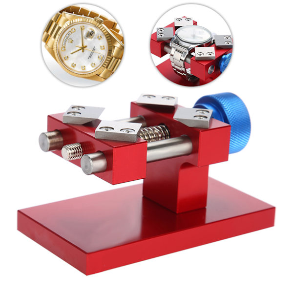 Red/Silver Watch Bezel Removal Tool Workbench Back Case Opener Tool (Red)