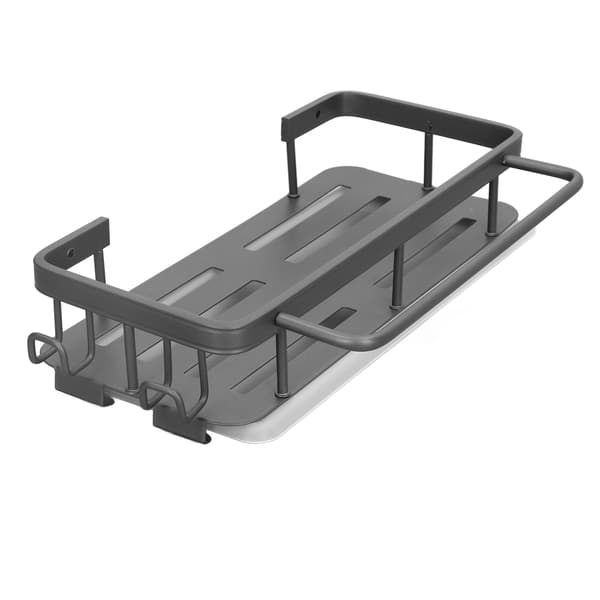 Kitchen Wall Mounted Sink Shelf Punch Free Rustproof Over Sink Dish Drying Rack for Home