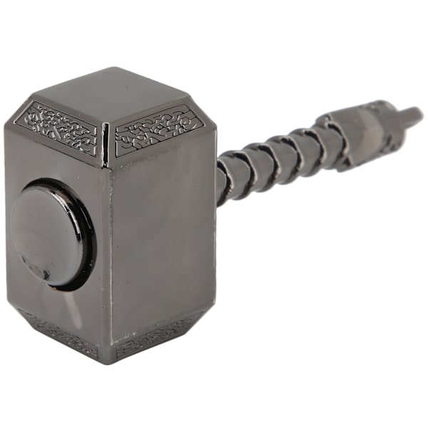 Alloy Hammer Shape Stress Relief Fingertop Toy Dekompressionsleksak för vuxna barn Svart