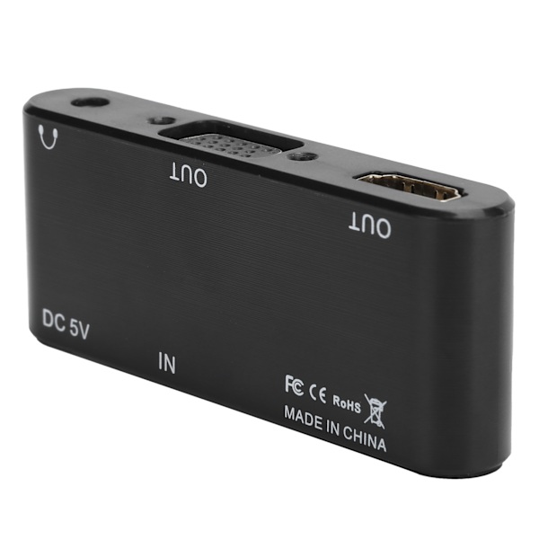 HDMI till VGA/Ljud/HDMI-omvandlare Audio Video Adapter för DVD/PS3/Laptop/Set Top Box