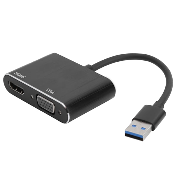 USB3.0 til VGA/HDMI-adapter Strømkonverter Display Expansion Dock Computertilbehør
