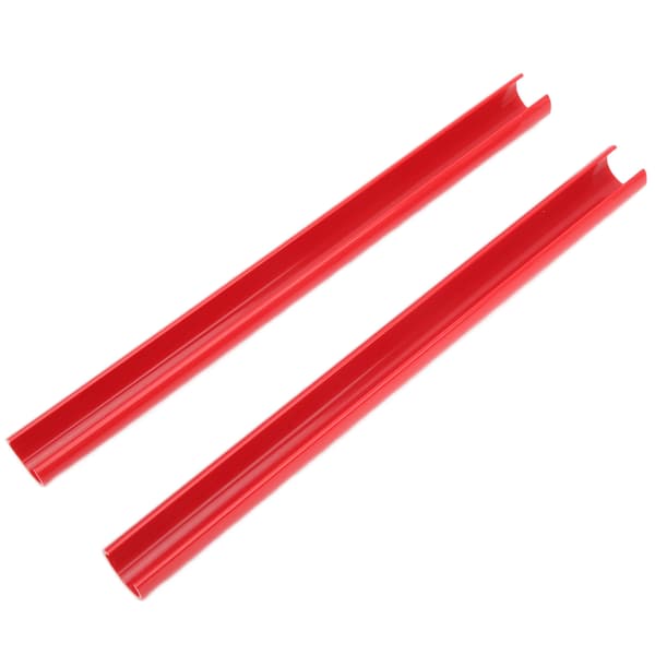 2pcs Car Grille Striped PVC Rust-Resistant Decorative Replacement for X3 Series 2011-2018 Red
