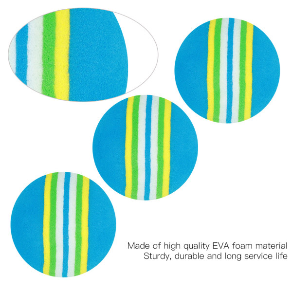 15 stk. EVA-skum lettvekts 70 % elastisitet sikker bruk innendørs øvingsplass lekeplass golfball leketøy for bygningsområder blå