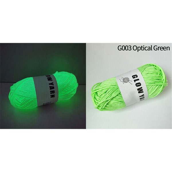 Lysende Chunky Garn Lyser i Mørket G003[LD] G003