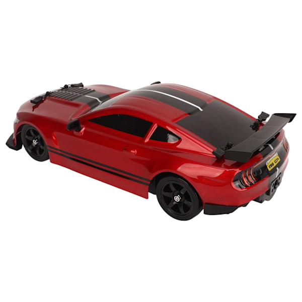RC-bil med LED-lys 2,4Ghz Sterk Power Kult Utseende Høyhastighets Race Drifting Car for barn Dobbelt batterier