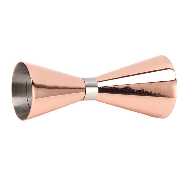 Cocktail Jigger Double Ended 304 rostfritt stål Bar Mätkopp med skala för hemmafest Rose Gold