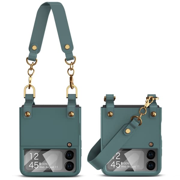 Tech-Protect Galaxy Z Flip 4 Kotelo Icon Chain Vihreä 50