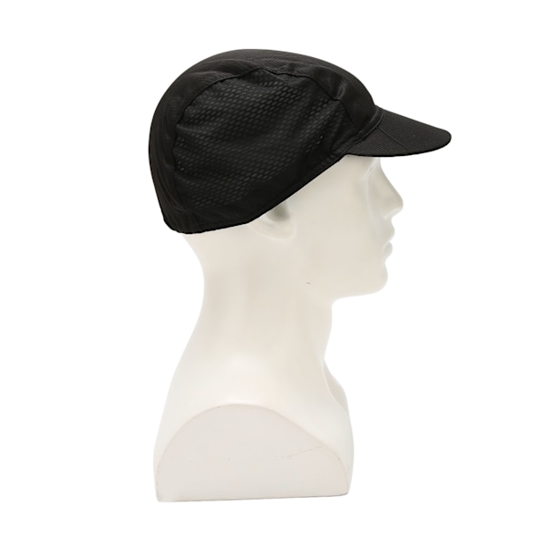 Löpande Mesh-hatt Solskydd Svettabsorbering Andningsbar Portabel Mesh-hatt för utomhussport Svart